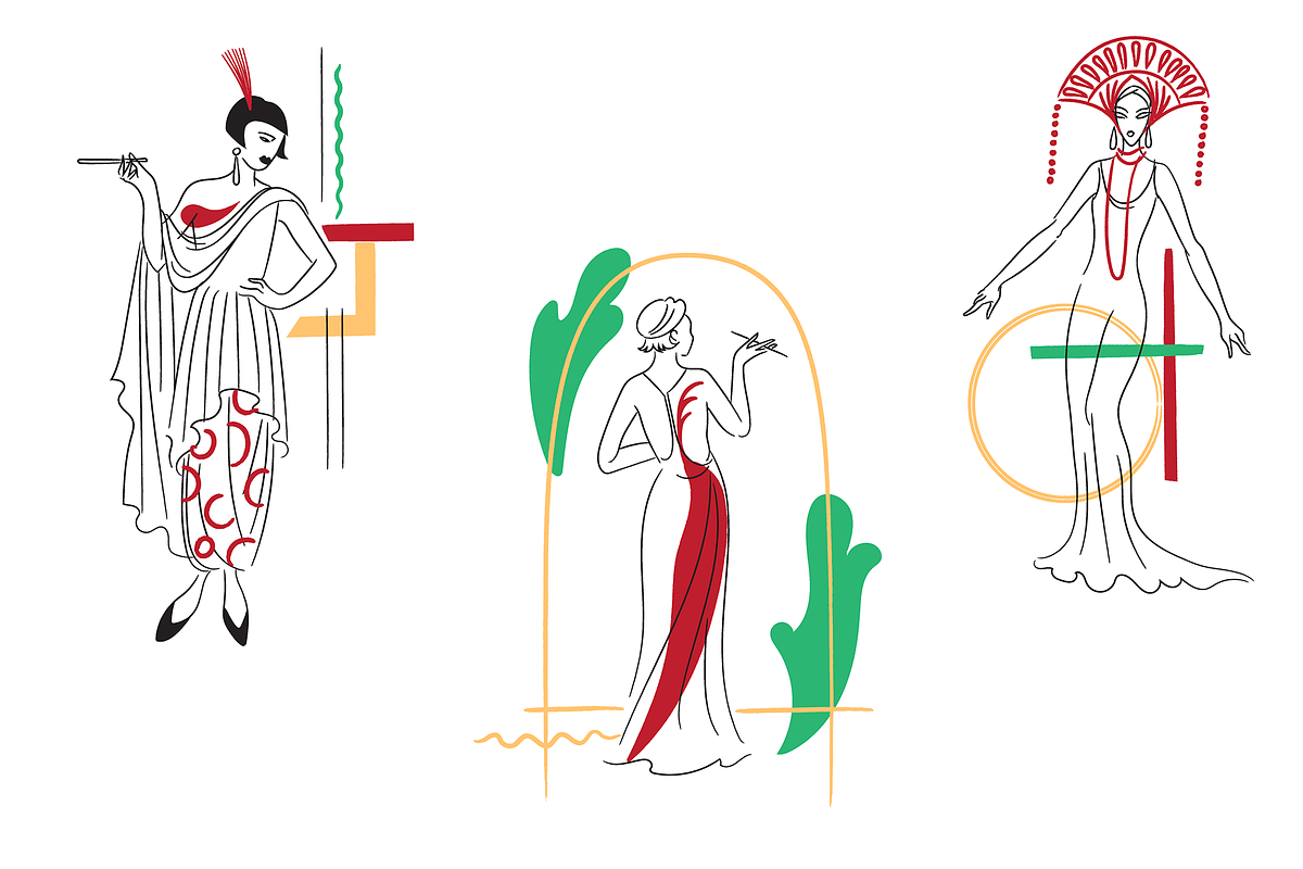 Decodance linear graphic, an Illustration by masha gross (Photo 5 of 6)