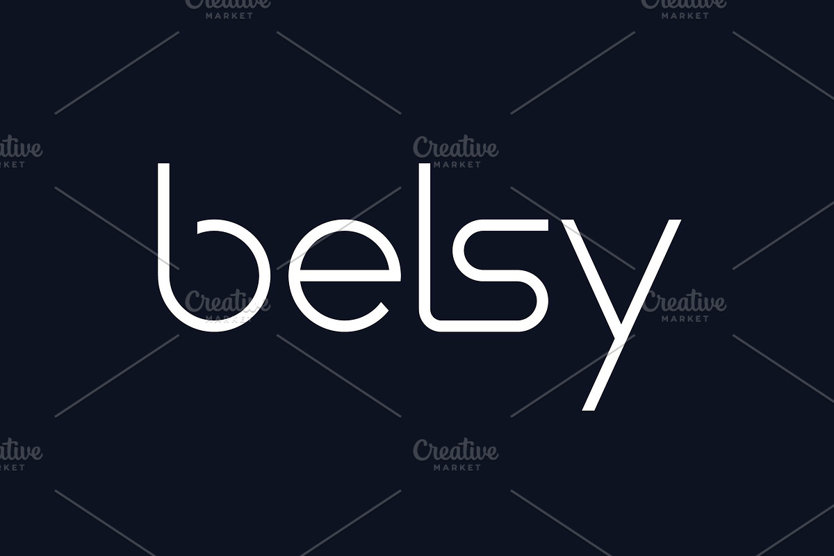 Belsy Minimalist Sans Font, a Sans Serif Font by Artiveko (Photo 1 of 8)