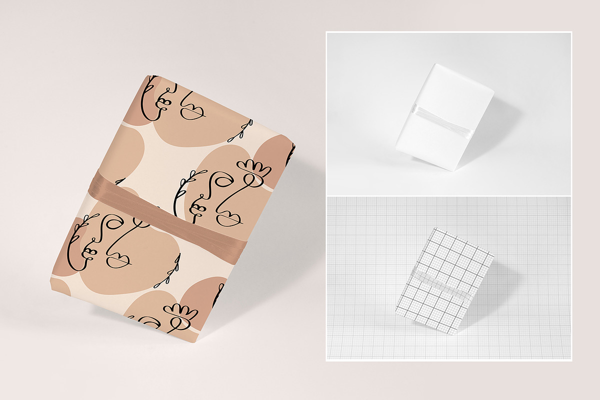 GIFT WRAPPING MOCKUPS | PSD| Layered, a Packaging Mockup by bazarova (Photo 5 of 8)