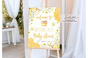 Mommy to Bee Shower Welcome Sign, a Templates & Theme by VeliusCreativeStudio (Thumbnail 2 of 3)