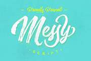 Messy Script, a Script Font by maghrib (Thumbnail 1 of 7)