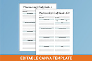 Nursing Pharmacology Notebook Canva, a Stationery Template by Mustafiz (Thumbnail 3 of 4)