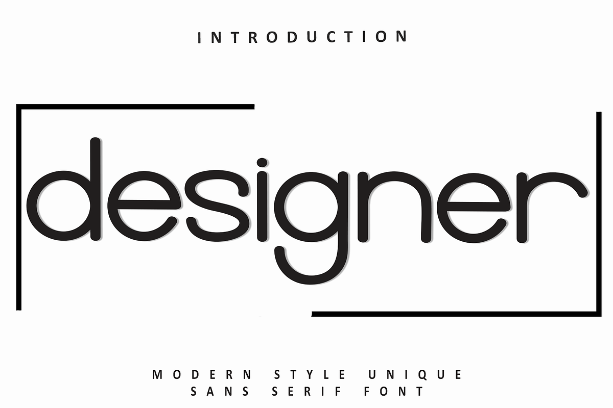 Designer, a Sans Serif Font by InermediaSTUDIO (Photo 1 of 8)