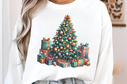 Watercolor Classic Christmas PNG, an Illustration by SinaCreation (Thumbnail 4 of 7)