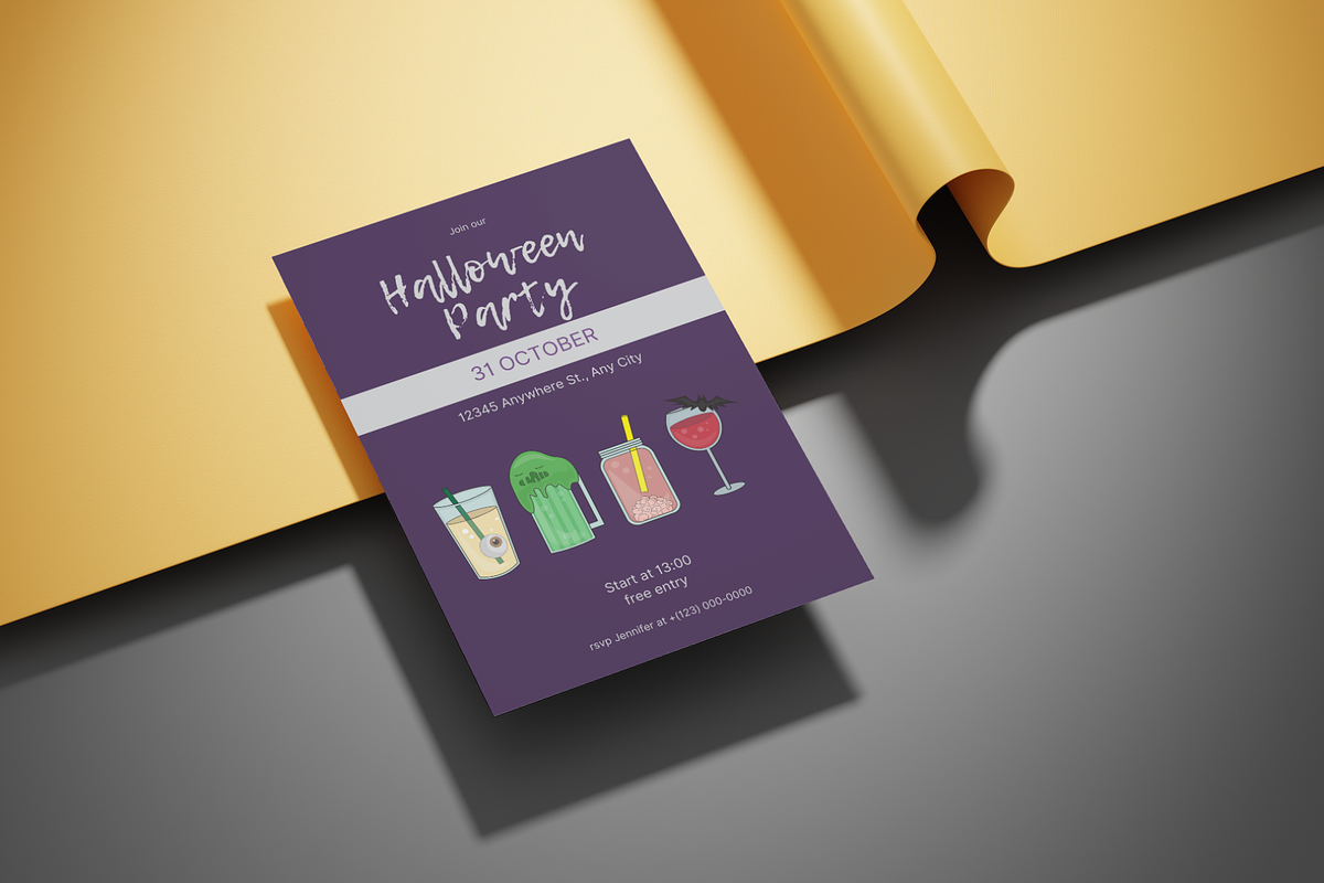 Halloween Drinks - 4, a Seasonal Illustration by Raafeya's Crafts (Photo 2 of 4)