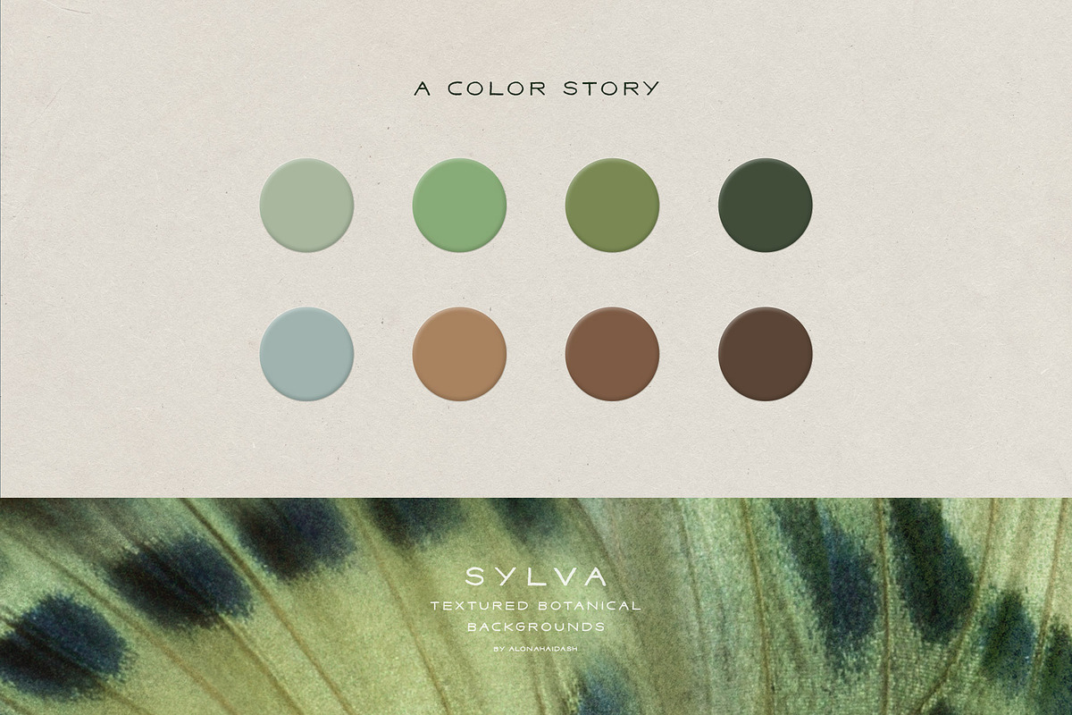 Sylva Textured Botanical Backgrounds, a Background Graphic by alonahaidash (Photo 7 of 15)