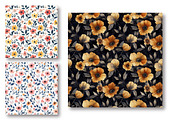 Cottagecore Floral Seamless Pattern, an Illustration by SinaCreation (Thumbnail 4 of 5)