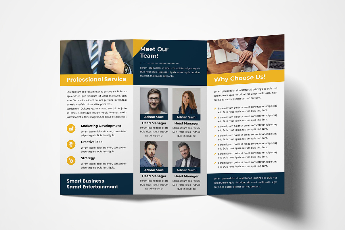 Business Trifold Brochure V7, a Brochure Template by SamiSimply7 (Photo 4 of 4)