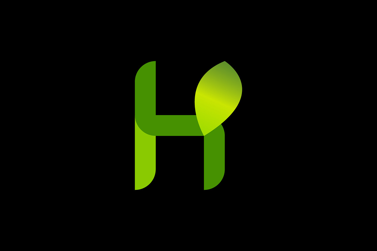 Letter H Leaf Logo, a Branding & Logo Template by Salman Shop (Photo 1 of 2)