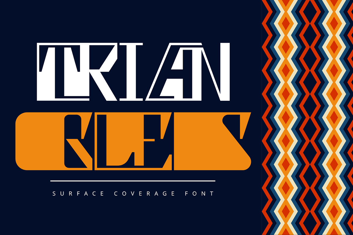 Surface Coverage - Art Deco Font, a Symbol Font by 177Studio (Photo 4 of 8)