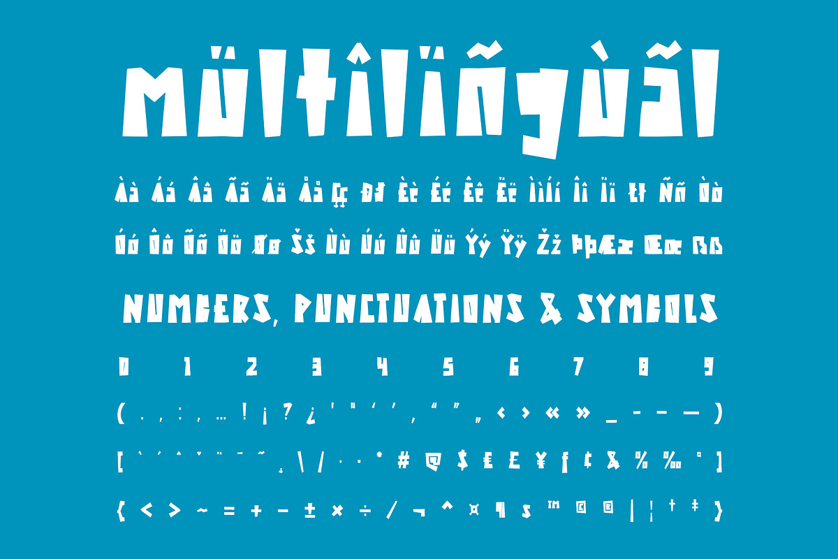 Boxkan Uniqe Display Font, a Handwritten Font by Tera Asset Garage (Photo 4 of 8)
