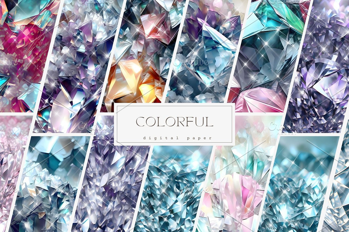 Sparkly Crystal Diamond Texture