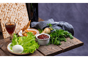 Symbolic of Jewish holiday Pesah, a Food & Drink Photo by Yulia Furman