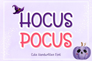 Hocus Pocus - Handwriting Font