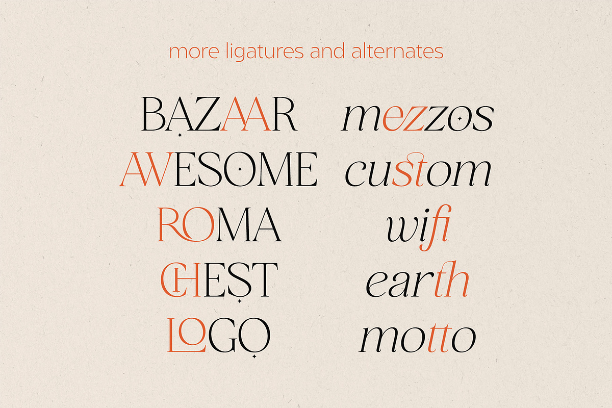 San de More Stylish Classy Serif, a Serif Font by Kereatype (Photo 13 of 15)