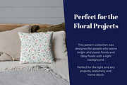 Light & Bright Floral Pattern Tiles, a Pattern Graphic by Fern & Quill (Thumbnail 4 of 7)