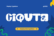 CIQUTA, a Sans Serif Font by Pinisi ART (Thumbnail 1 of 10)