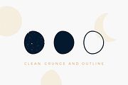 Moon Phases Clipart Set, an Object Graphic by P.F. Creative Lab (Thumbnail 2 of 6)