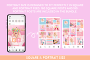 Bright Pastel Instagram Templates, a Social Media Template by SunshineStudioBoutique (Thumbnail 4 of 10)