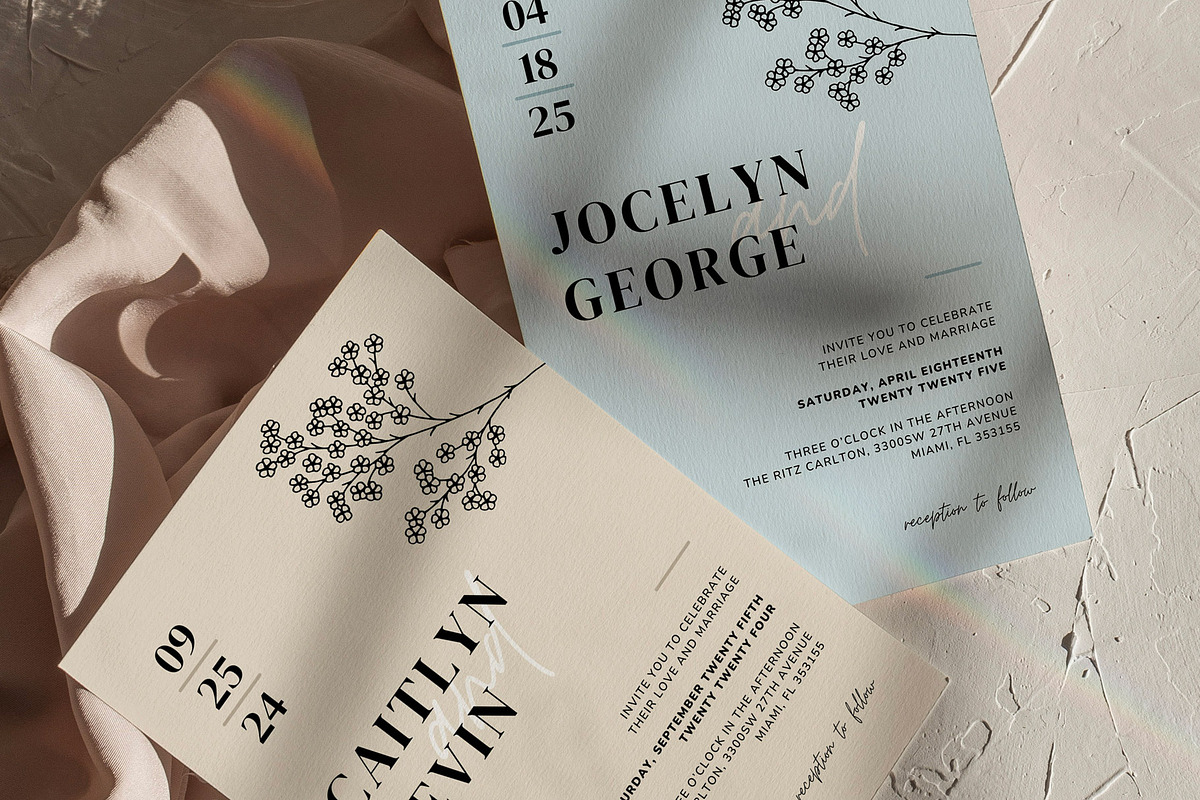 Biege Invitation Canva Template, an Invitation Template by microstd (Photo 5 of 6)