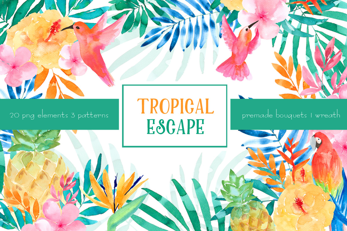 Tropical escape, an Illustration by Charushella (Photo 1 of 6)