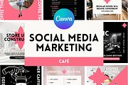 Café Social Media Marketing, a Social Media Template by ShayMadeWhat (Thumbnail 1 of 6)