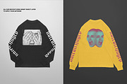 Long Sleeve T-shirt Mockup, a Shirt Mockup by Uncentrifuged Pressure (Thumbnail 2 of 6)