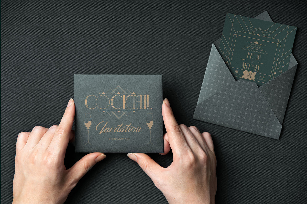 Decobra Art Deco Font, a Serif Font by alit design (Photo 7 of 17)
