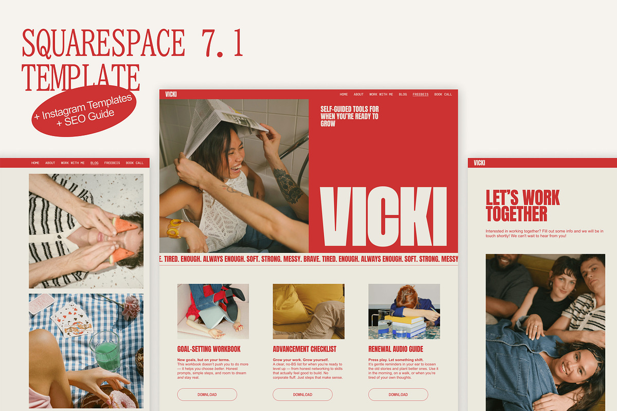 Squarespace Template | Coach Website preview 4