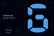 Tracker Clock - Stopwatch 2 Fonts, a Sans Serif Font by Casloop Studio (Thumbnail 3 of 9)
