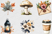 Beige & Black Autumn Clipart, an Illustration by Black Bird Studio (Thumbnail 6 of 6)