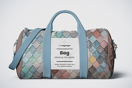 Duffle Bag Mockup with No Background, a Packaging Mockup by Se٧enStudio