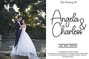 Watercolour | Script Font, a Handwritten Font by Scratchones (Thumbnail 2 of 9)
