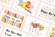 New Year 2022 cards with balloons, a Background Graphic by elena_andreeva (Thumbnail 1 of 4)
