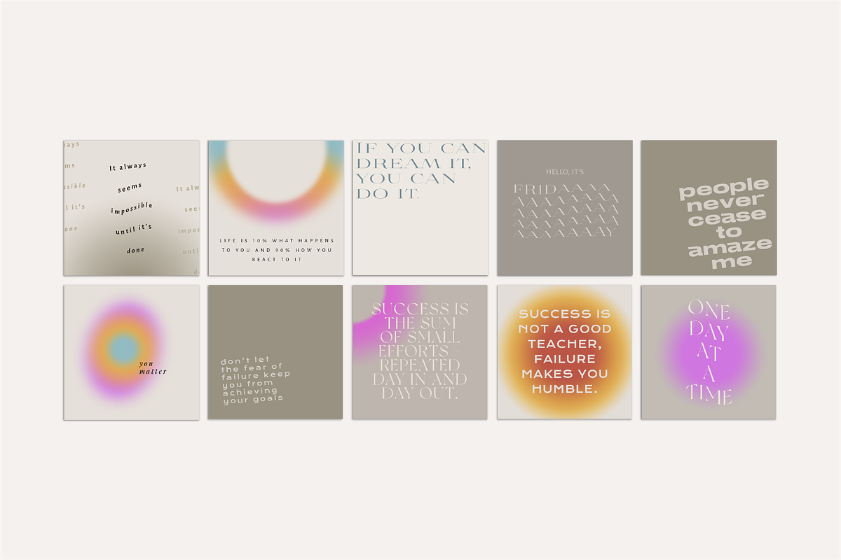 120 Aesthetic Instagram Quotes, a Social Media Template by TheFisherCreative (Photo 11 of 15)