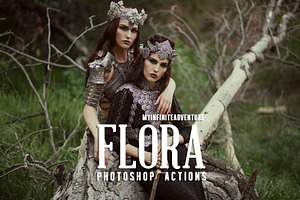 17 Flora Photoshop Actions