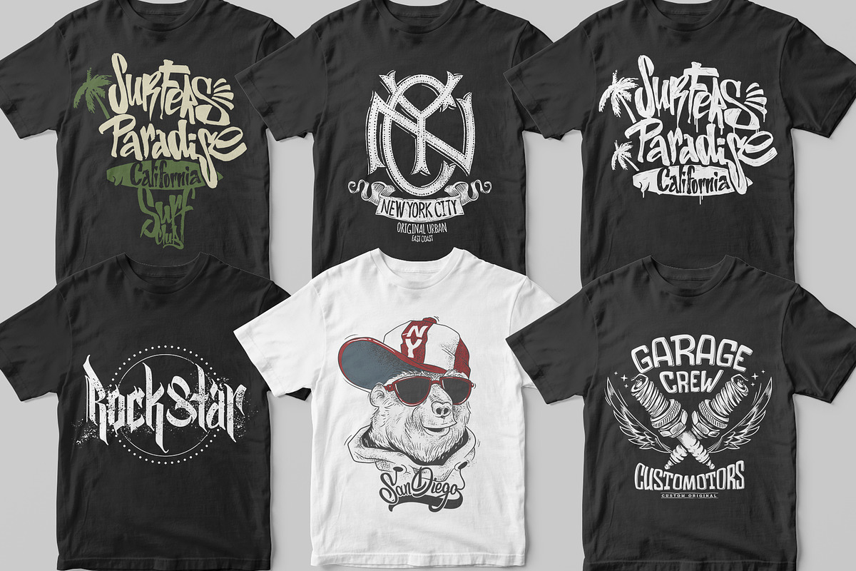 100 T-shirt designs, a Sport Illustration by Urbanshop (Photo 15 of 18)