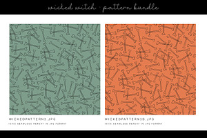 Cute Witch Digital Paper DH