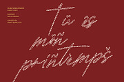 CS Baylora Dashed, a Script Font by Craft Supply Co. (Thumbnail 7 of 8)
