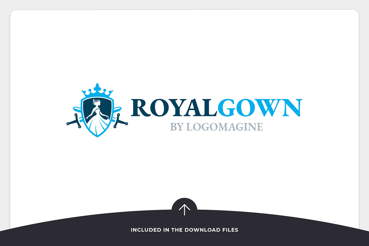 Royal Gown Logo Template, a Branding & Logo Template by LOGOMAGINE (Photo 13 of 16)
