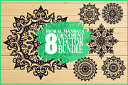 Elegant Mandala Design Bundle, an Illustration by Creativeshirt (Thumbnail 1 of 9)