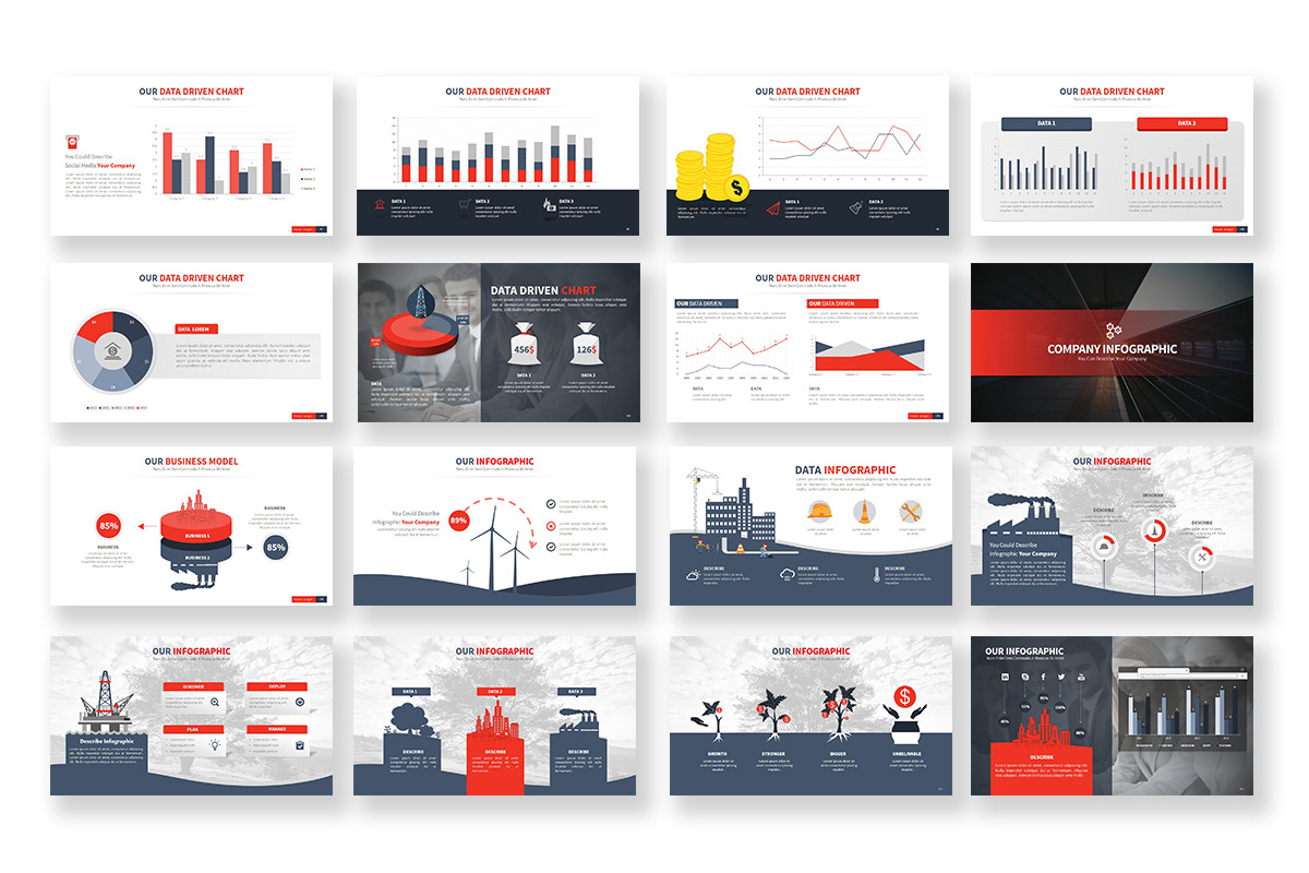 Business Industry Powerpoint, a Presentation Template by Stock Shape (Photo 8 of 10)