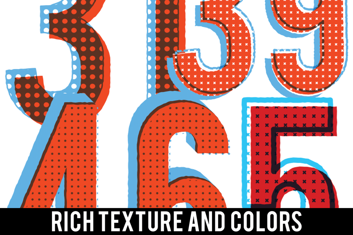 Gig Poster Style Kit, a Layer Style Add-On by Matt Borchert (Photo 4 of 5)