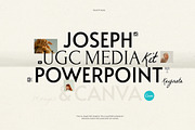 Joseph UGC Media Kit, a Marketing Template by Simple P. (Thumbnail 2 of 11)