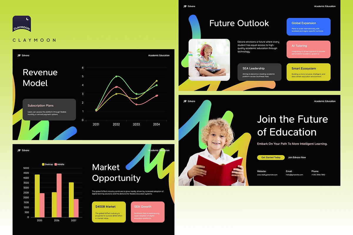 Academic Education Presentation, a Presentation Template by Claymoon Lab (Photo 4 of 7)