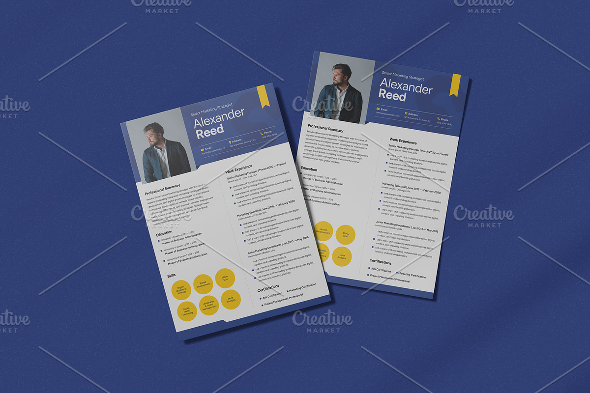 Senior Marketing Strategist - Resume, a Resume Template by Izdihaar_Studio (Photo 3 of 3)