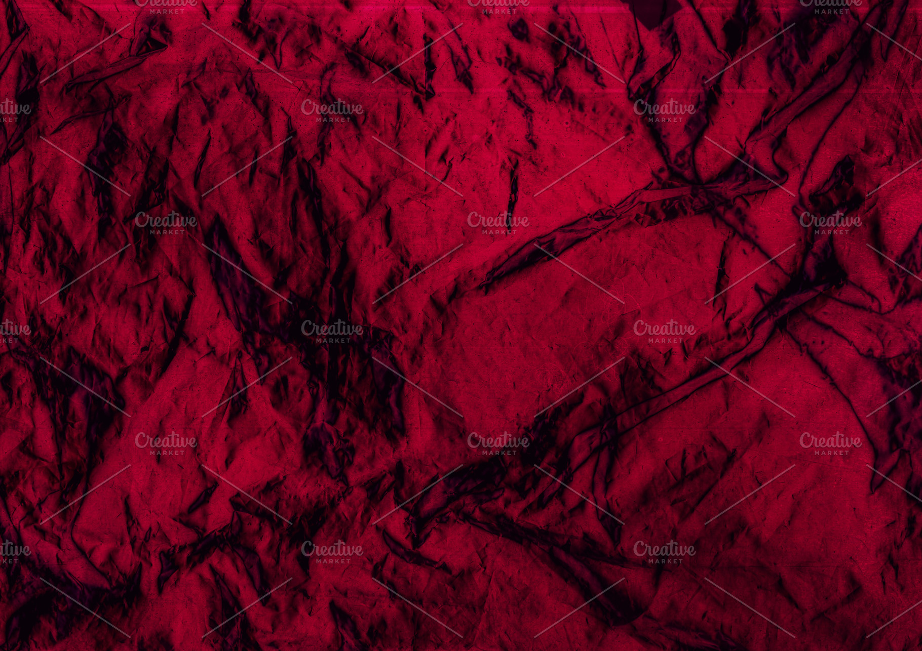 Crumpled paper background wrinkled texture red, a Background Photo by Photo Drive Studio