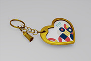 Mockup Keychain Love, a Merchandise Mockup by Alphaleonis_std (Thumbnail 4 of 5)