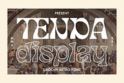 Tenda Display, a Font by Attract Studio (Thumbnail 1 of 17)