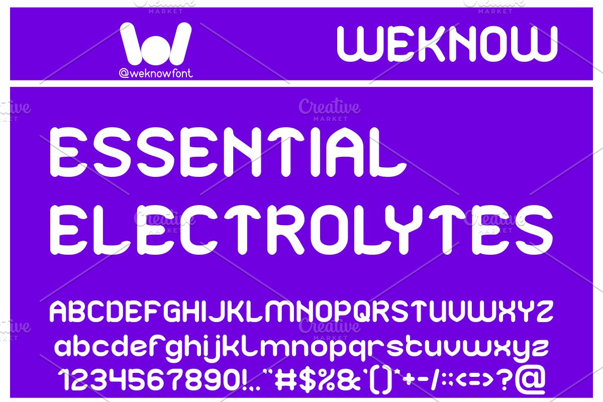 Bubbly Water font, a Font by weknow (Photo 2 of 8)